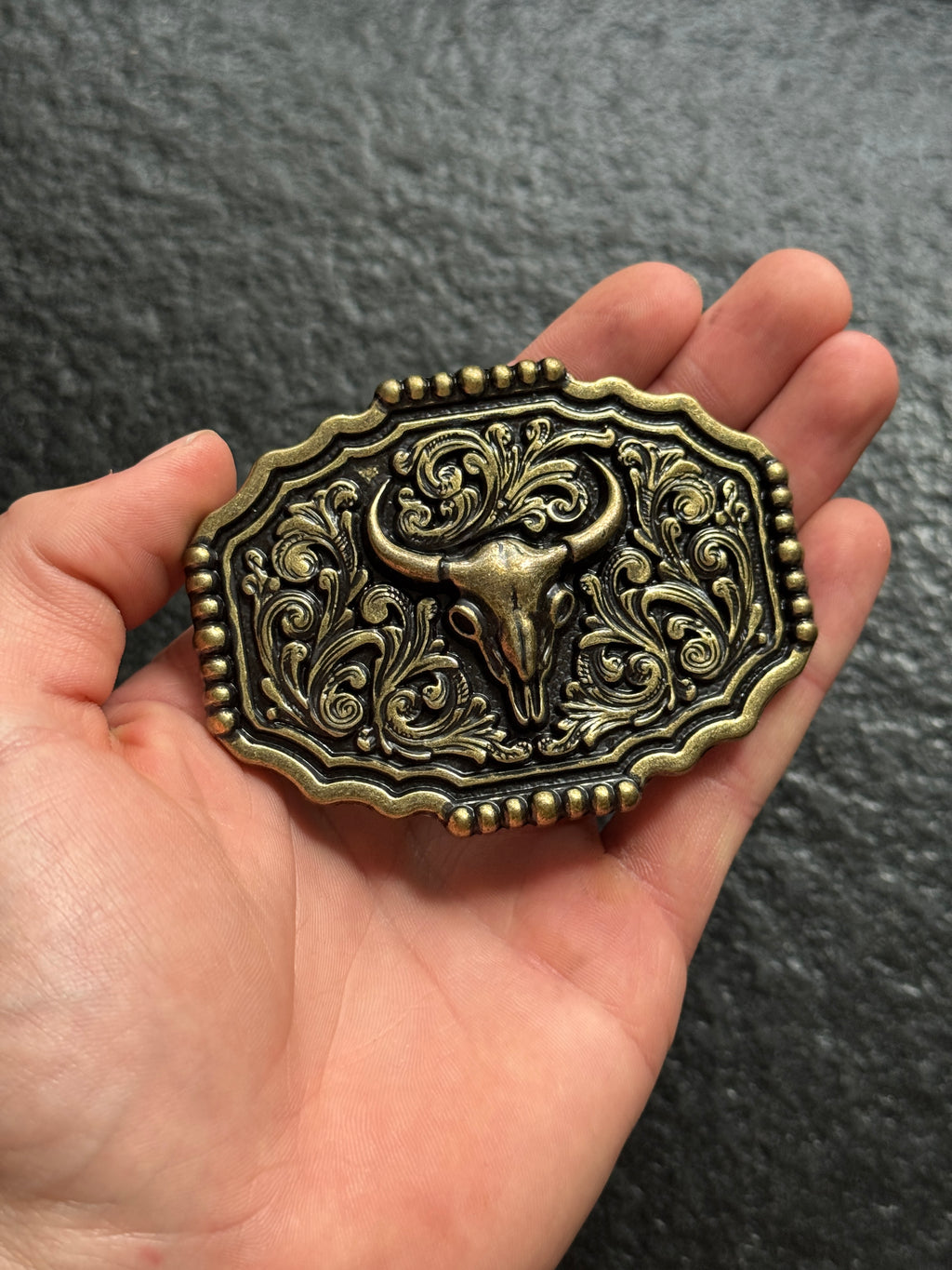 Gürtelschnalle "Longhorn"