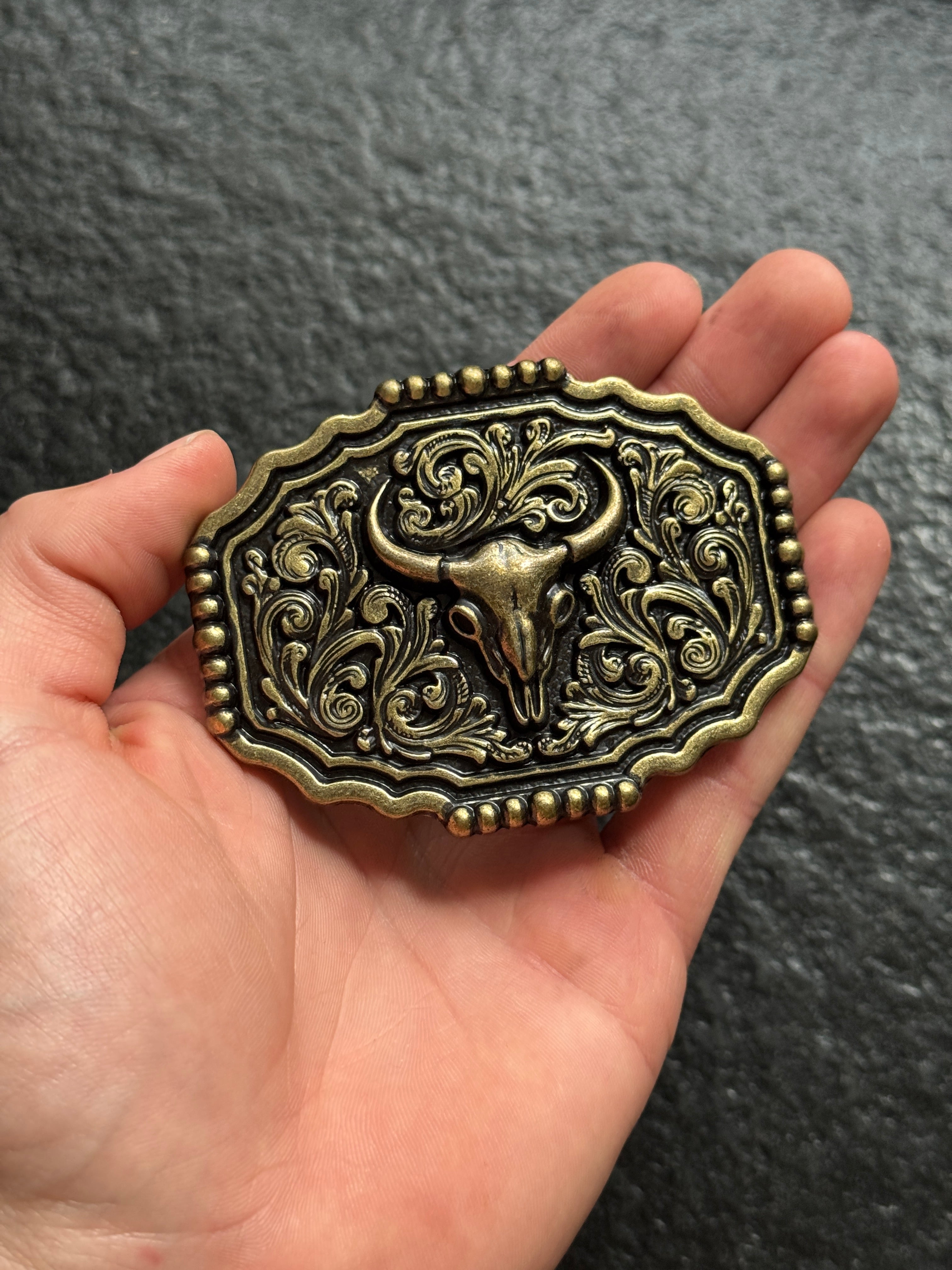 Gürtelschnalle "Longhorn"